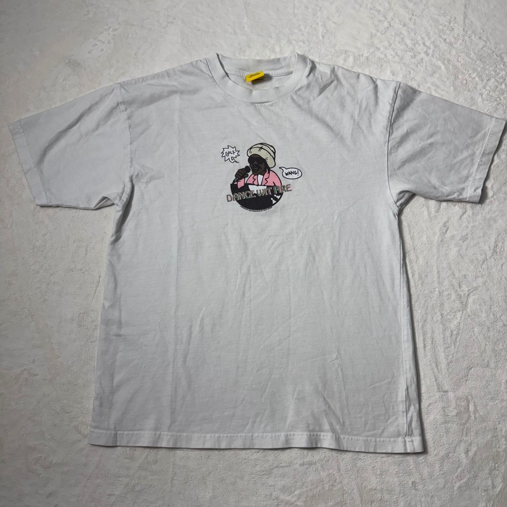 GOLF WANG Dance With Fire Graphic T Shirt‎ Tyler the Creator White Mens Size S